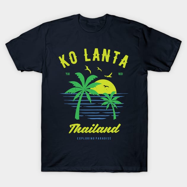 Ko Lanta Thailand Souvenir & Thai Gift Idea T-Shirt by shirtonaut